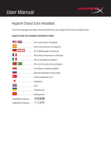 HyperX Cloud Core Headset ユーザーマニュアル