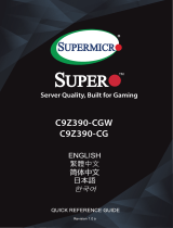 Supermicro Supero C9Z390-CG Quick Reference Manual