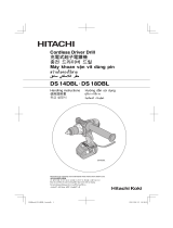 Hitachi DS 14DBL Handling Instructions Manual