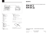 Sony RM-DC2J 取扱説明書