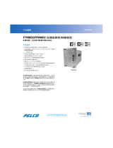 Pelco FTV80D2-FRV80D2 Fiber Transmitter and Receiver 仕様