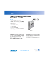 Pelco FTV10D1-FRV10D1 Fiber Transmitter and Receiver 仕様