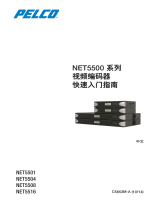 Pelco NET5500 Series Network Video Encoder クイックスタートガイド