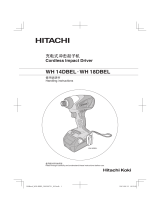 Hitachi WH 18DBEL Handing Instructions