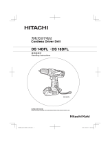 Hitachi DS 18DFL ユーザーマニュアル