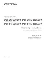 protech PS-570HD/1 Operating Instructions Manual