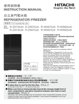 Hitachi R-ZX670JH ユーザーマニュアル