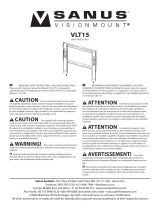 Sanus VisionMount VLT15 ユーザーマニュアル