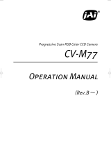 JAI CV-M77 取扱説明書