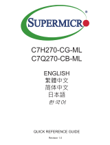Supermicro C7H270-CG-ML Quick Reference Manual
