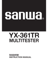 Sanwa YX-361TR ユーザーマニュアル