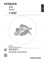 Hitachi P 20SF Handling Instructions Manual