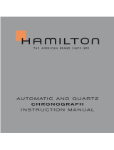 Hamilton Automatic and Quartz Chronograph ユーザーマニュアル