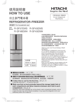 Hitachi R-SF48EMH How To Use Manual