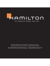 Hamilton caliber 251.272 ユーザーマニュアル