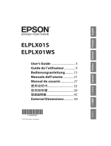 Epson ELPLX01S & ELPLX01WS Printer ユーザーガイド