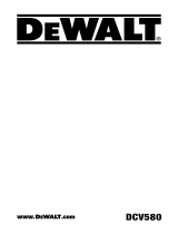 DeWalt DCV580 ユーザーマニュアル