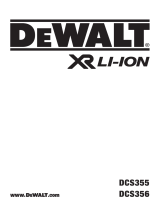 DeWalt DCS356 ユーザーマニュアル