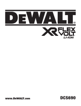 DeWalt XR FLEX VOLT DCS690 ユーザーマニュアル