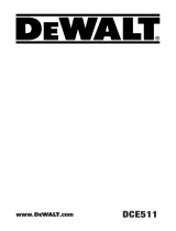 DeWalt DCE511N ユーザーマニュアル