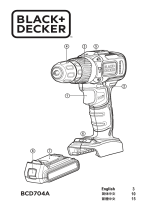 Black & Decker BCD704 ユーザーマニュアル