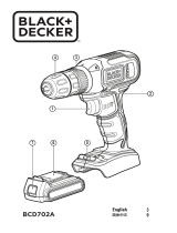 Black & Decker BCD702 ユーザーマニュアル