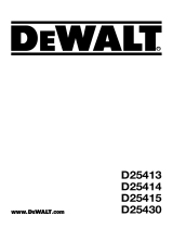 DeWalt D25414K ユーザーマニュアル