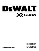 DeWalt DCD996 ユーザーマニュアル