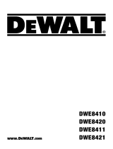 DeWalt DWE8420 ユーザーマニュアル
