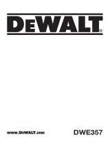 DeWalt DWE357 ユーザーマニュアル