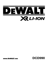 DeWalt DCD990 ユーザーマニュアル