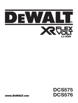 DeWalt DCS575 ユーザーマニュアル