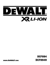DeWalt DCF894 ユーザーマニュアル