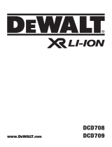 DeWalt DCD708 ユーザーマニュアル