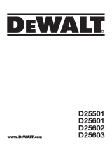DeWalt D25601K ユーザーマニュアル