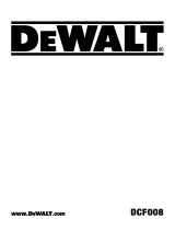 DeWalt DCF008 ユーザーマニュアル