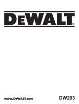 DeWalt DW293 ユーザーマニュアル