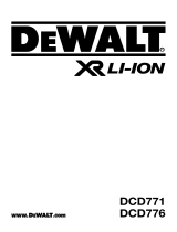 DeWalt DCD771 ユーザーマニュアル