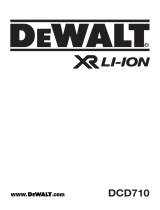 DeWalt DCD710 ユーザーマニュアル