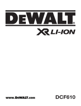 DeWalt DCF610 ユーザーマニュアル