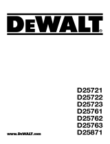DeWalt D25721K ユーザーマニュアル