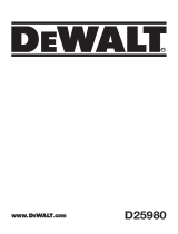 DeWalt D25980 ユーザーマニュアル