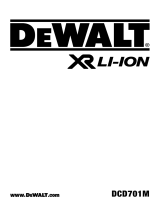 DeWalt DCD701M ユーザーマニュアル