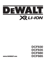 DeWalt DCF835 ユーザーマニュアル