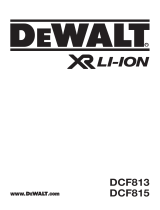 DeWalt DCF813 ユーザーマニュアル