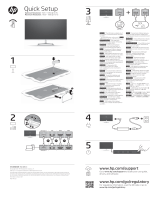 HP M27fd FHD Monitor クイックスタートガイド