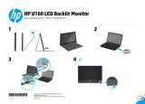 HP U160 15.6-inch LED Backlit Monitor 取扱説明書