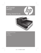 HP ScanJet Enterprise Flow N9120 Document Flatbed Scanner クイックスタートガイド