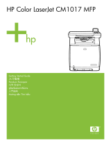 HP Color LaserJet CM1015/CM1017 Multifunction Printer series クイックスタートガイド