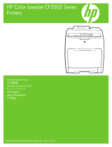 HP Color LaserJet CP3505 Printer series クイックスタートガイド